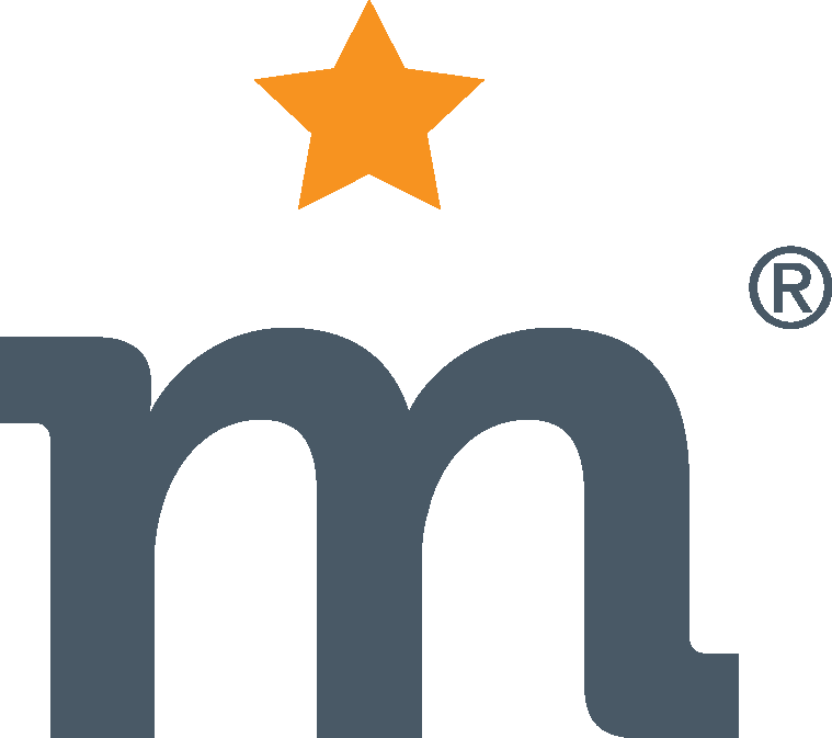 Meritize logo with star